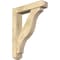 Ekena Millwork Funston Craftsman Rough Sawn Bracket w/ Offset Brace, Douglas Fir, 6"W x 28"D x 36"H BKT0604X28X36FST04RDF - alternate 1